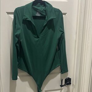 Klassy Network Forest Green Bodysuit